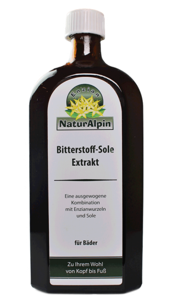NaturAlpin Bitterstoff Sole Badezusatz 500 ml