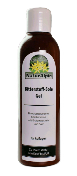 NaturAlpin Bitterstoff Sole Gel für Auflagen 200 ml
