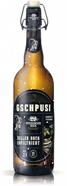 Wieninger Grassl Gschpusi Bier Heller Bock